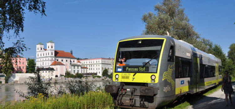 Der erste moderne Triebwagen auf der Granitbahn: Sonderfahrt mit Agilis-Regioshuttle nach Rosenau bei Passau